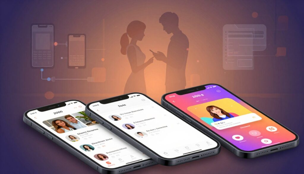 evolução dos apps de namoro