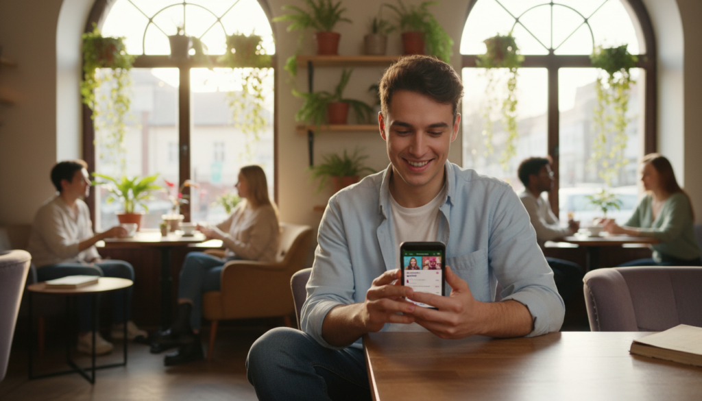 perfil autêntico em apps de namoro