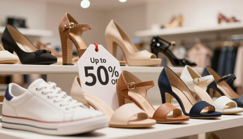 Promoções TEMU em sapatos